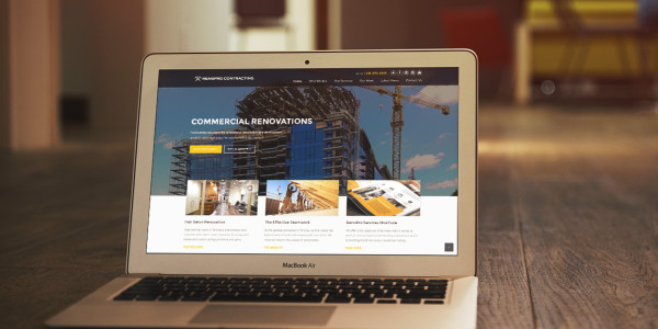RenoPro Contracting Website (Screenshot) - General Contractor Toronto